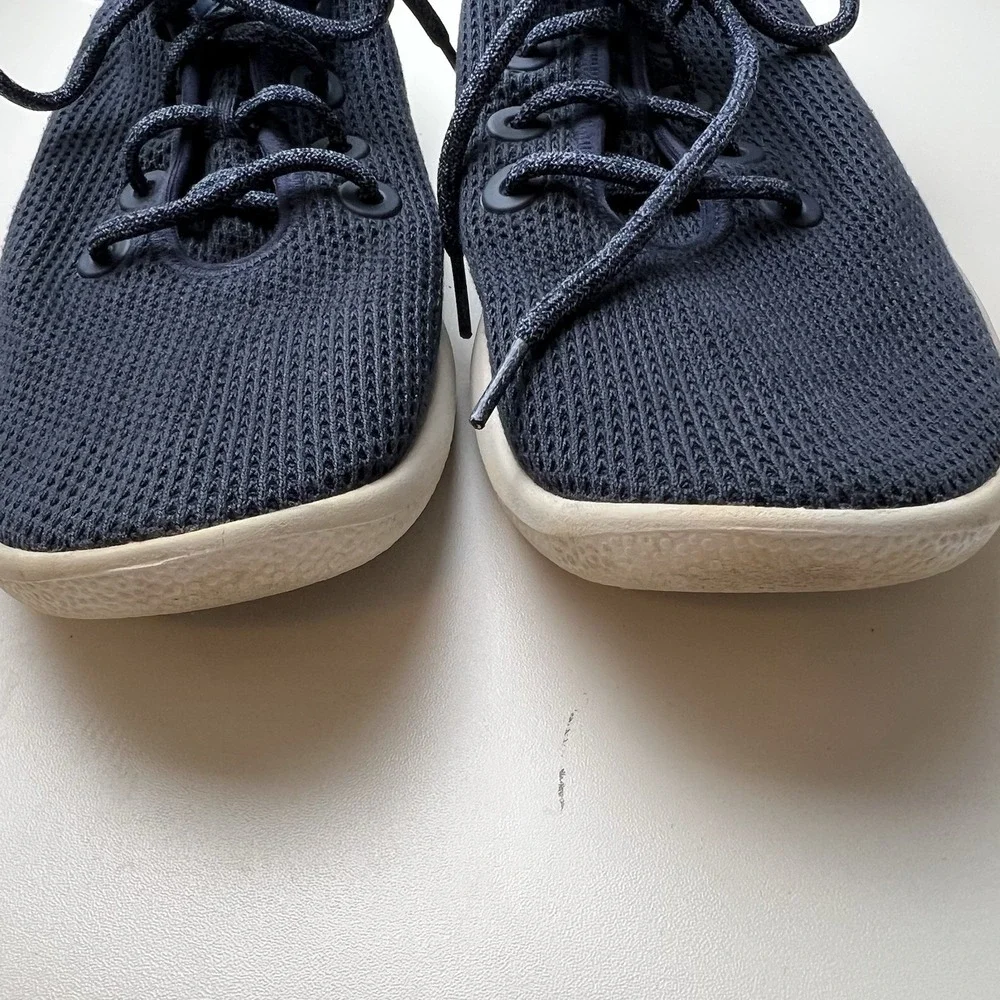 Allbirds Men's  TR Tree Runners Size 12 Blue Sneakers Lace Up Comfort Shoes